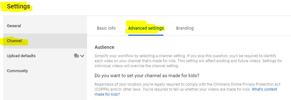 google analytics and youtube channel