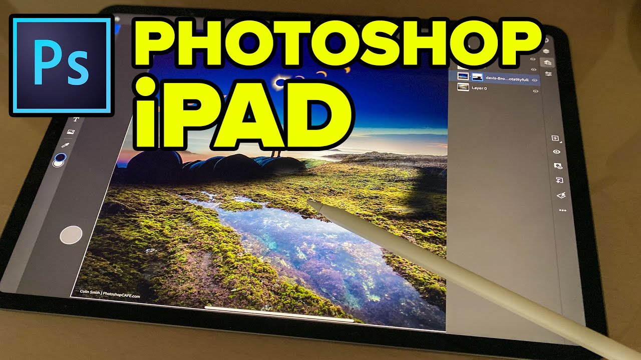 Photoshop on iPad feature tour + Compositing tutorial