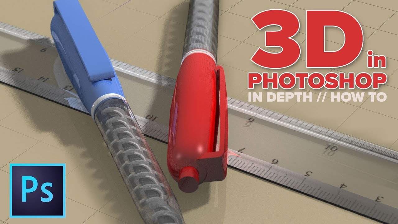 How to use 3D in Photoshop. ULTIMATE in depth tutorial