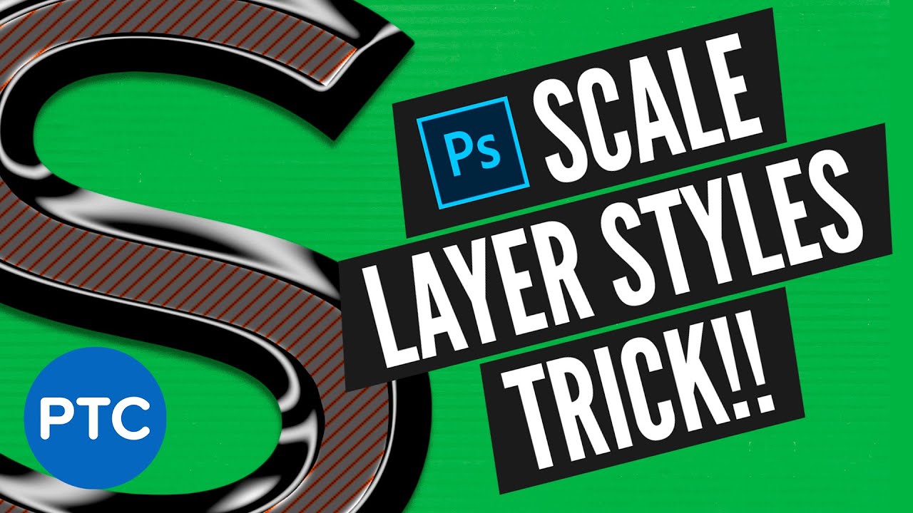 Useful Photoshop Trick: Best Way To Scale Layer Styles!