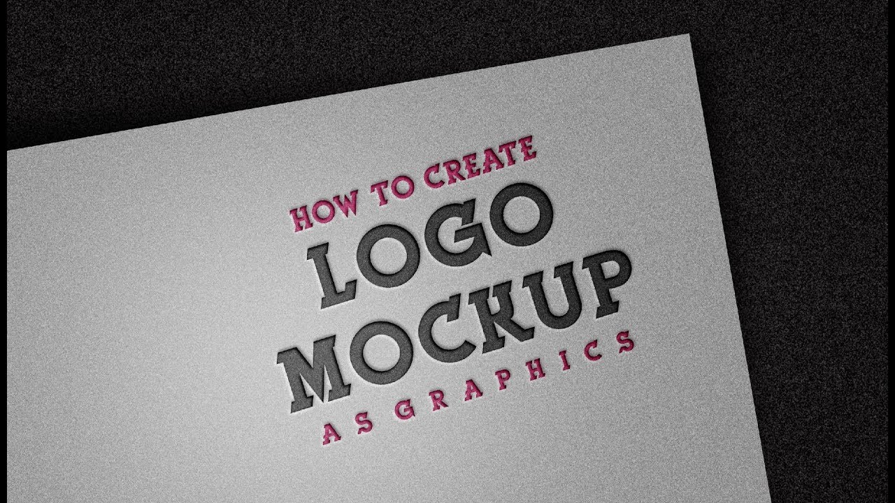 Mockup Tutorial - How To Make - Logo Design Mockup | In Adobe Photoshop cc 2018 Best Tutorial