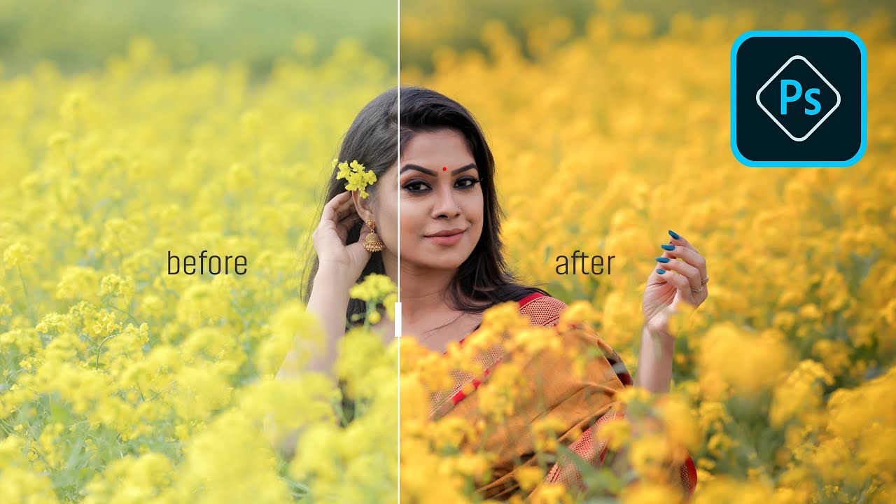 OUTDOOR PORTRAIT color enhance photoshop tutorial 2020