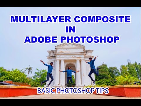 Multilayer Composite in Adobe Photoshop -Nila Racigan's Tamil tutorial