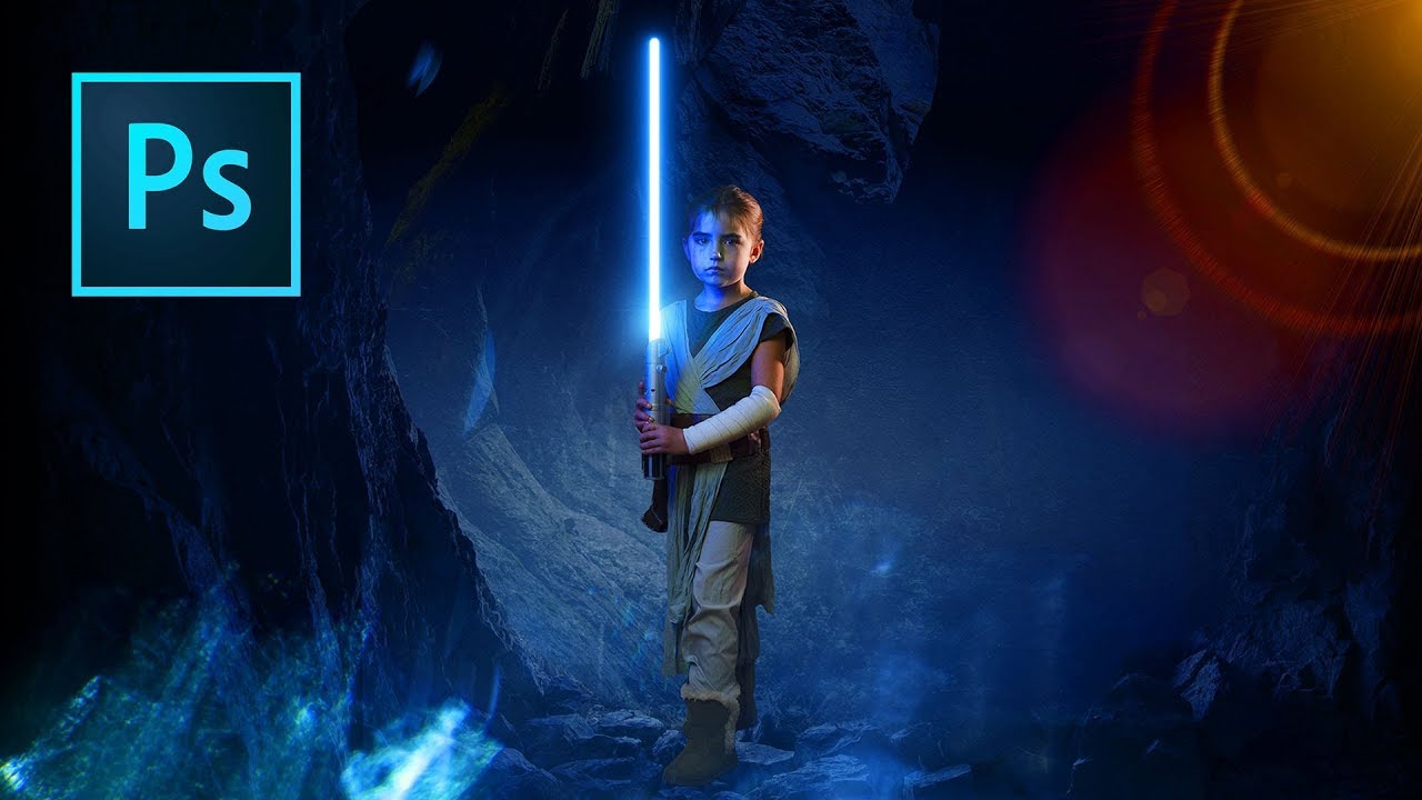 Lightsaber Effect in Photoshop Tutorial