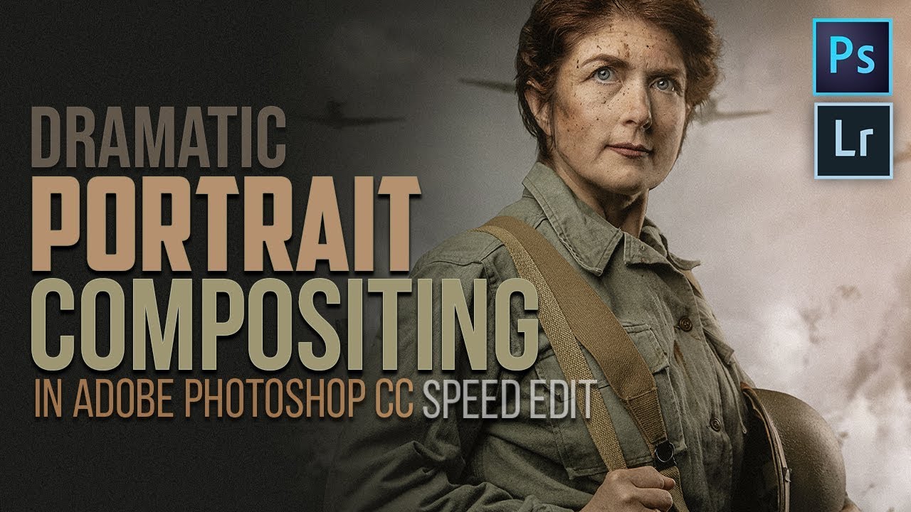 Dramatic Portrait Compositing in Adobe Photoshop CC (Speed Edit Tutorial)