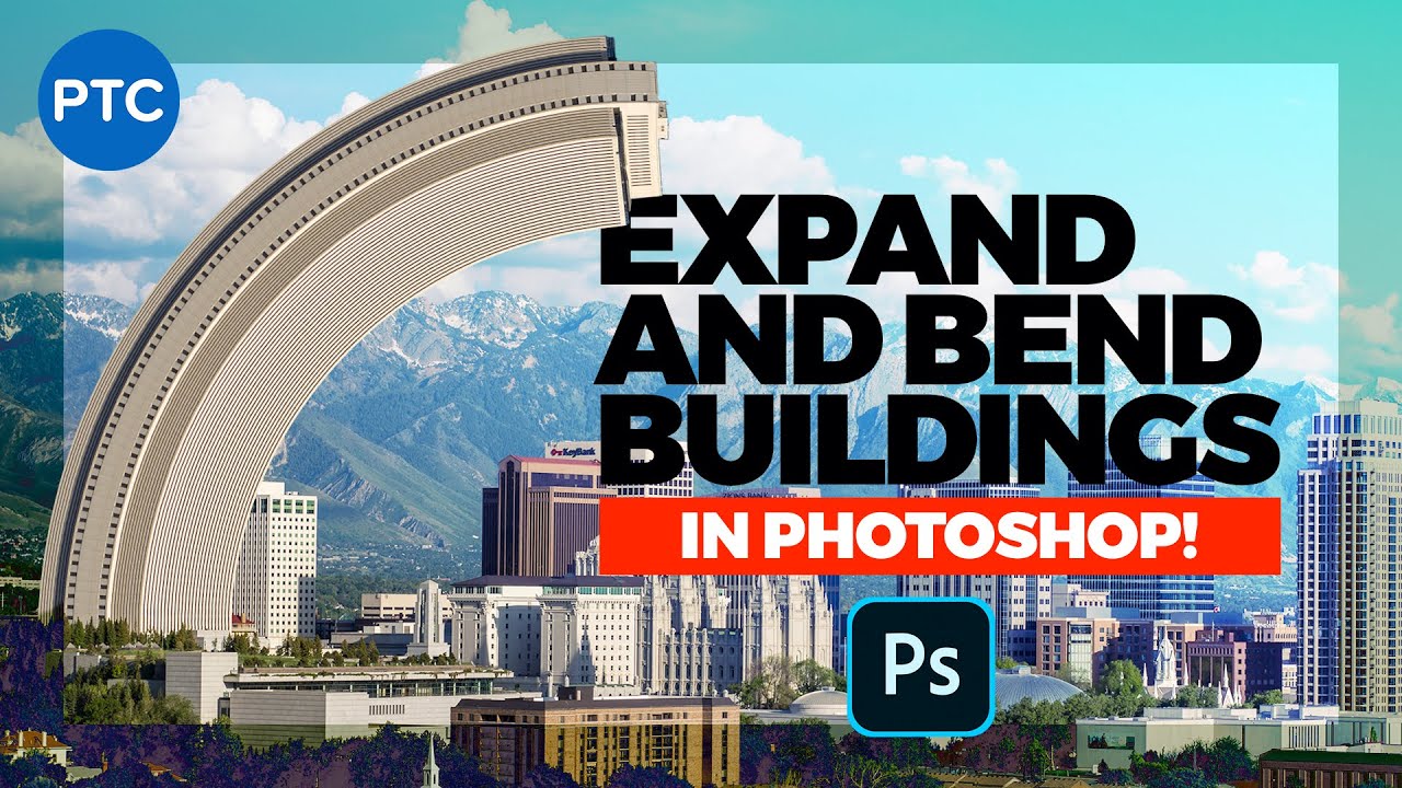 Expand and Bend Buildings In Photoshop! POWERFUL Photo Manipulation Techniques