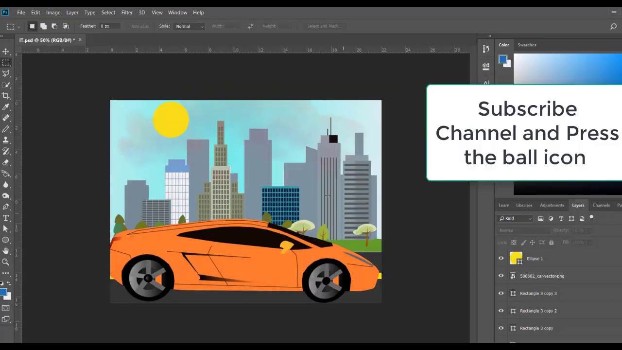 Create Animation video on adobe Photoshop cc [ Quick Tutorials ]