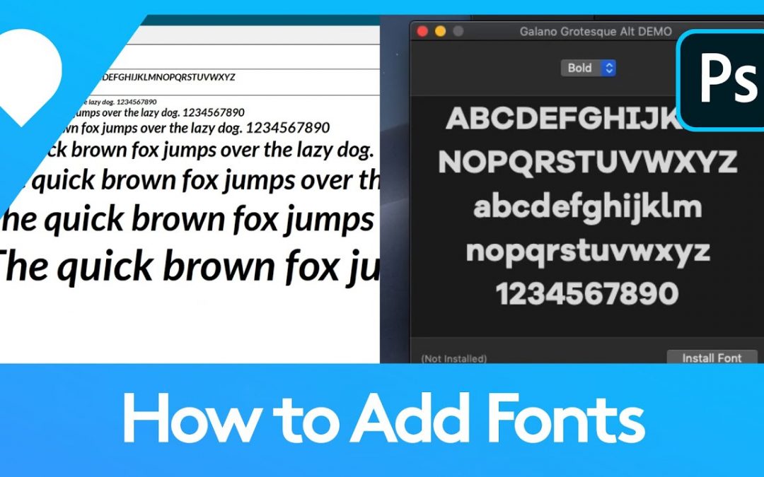 add fonts to adobe photoshop windows 7