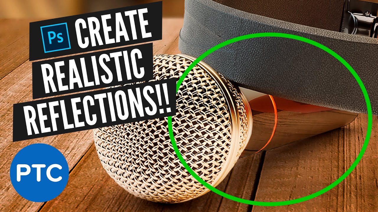Photoshop Tutorial: How To Create REALISTIC Reflections on Objects!