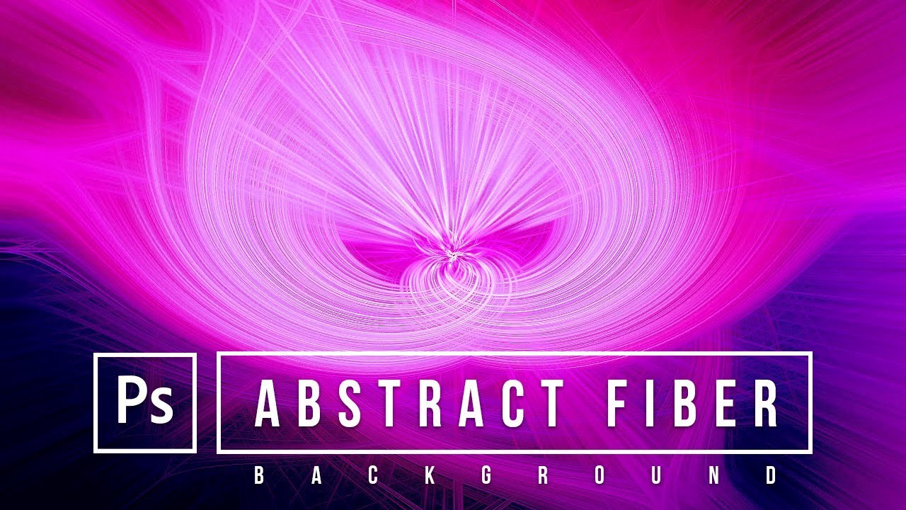 How to create Abstract Fiber Background Effect in Adobe Photoshop | Photoshop CC Tutorial