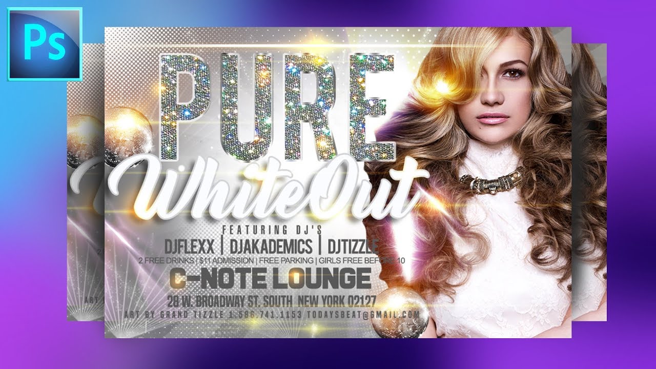 Party Flyer Photoshop Tutorial