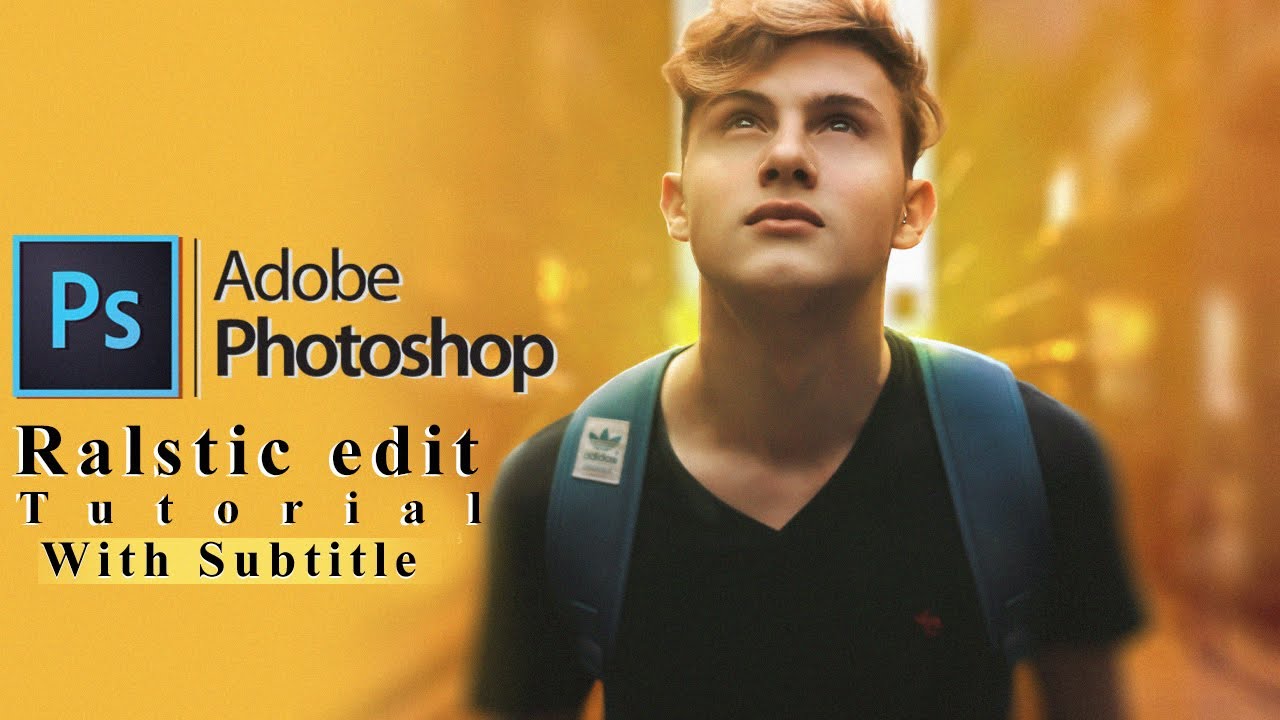 Adobe Photoshop Tutorial : Realstic Manipulation Editing Tutorial with Subtitle in Photoshop cc