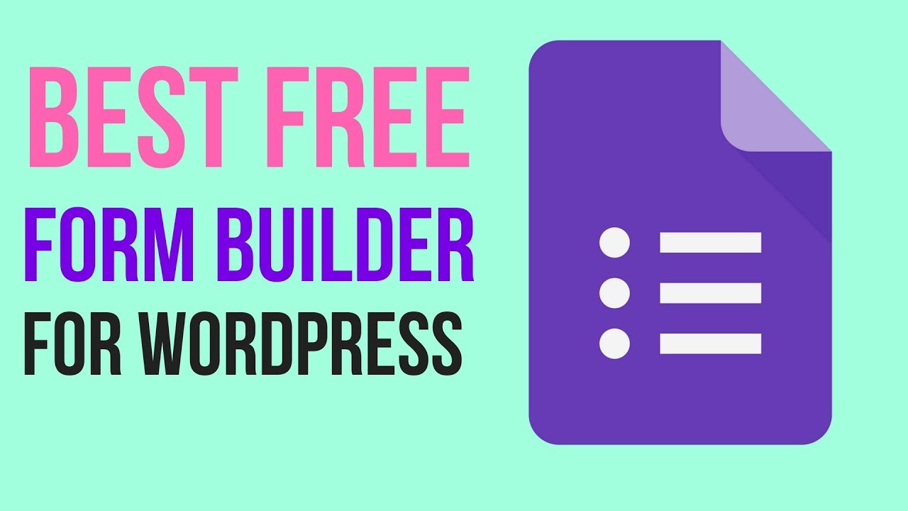 Best Free Form Builder Plugin for WordPress 2018 - HappyForms