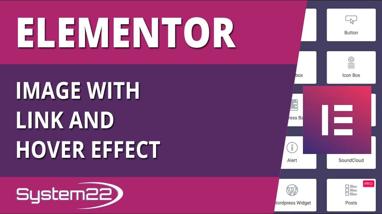 Elementor WordPress Plugin Image With Link And Hover Effect