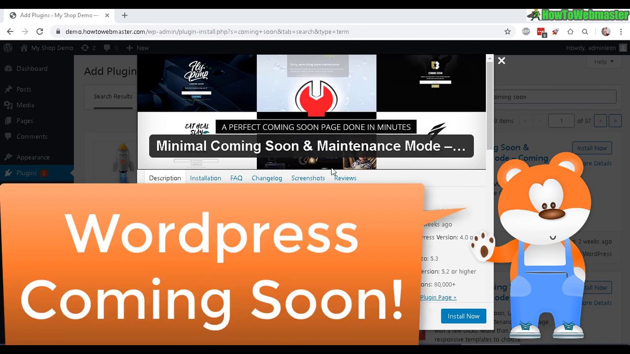 FREE Wordpress Plugin For Coming Soon & Under Construction Landing Page