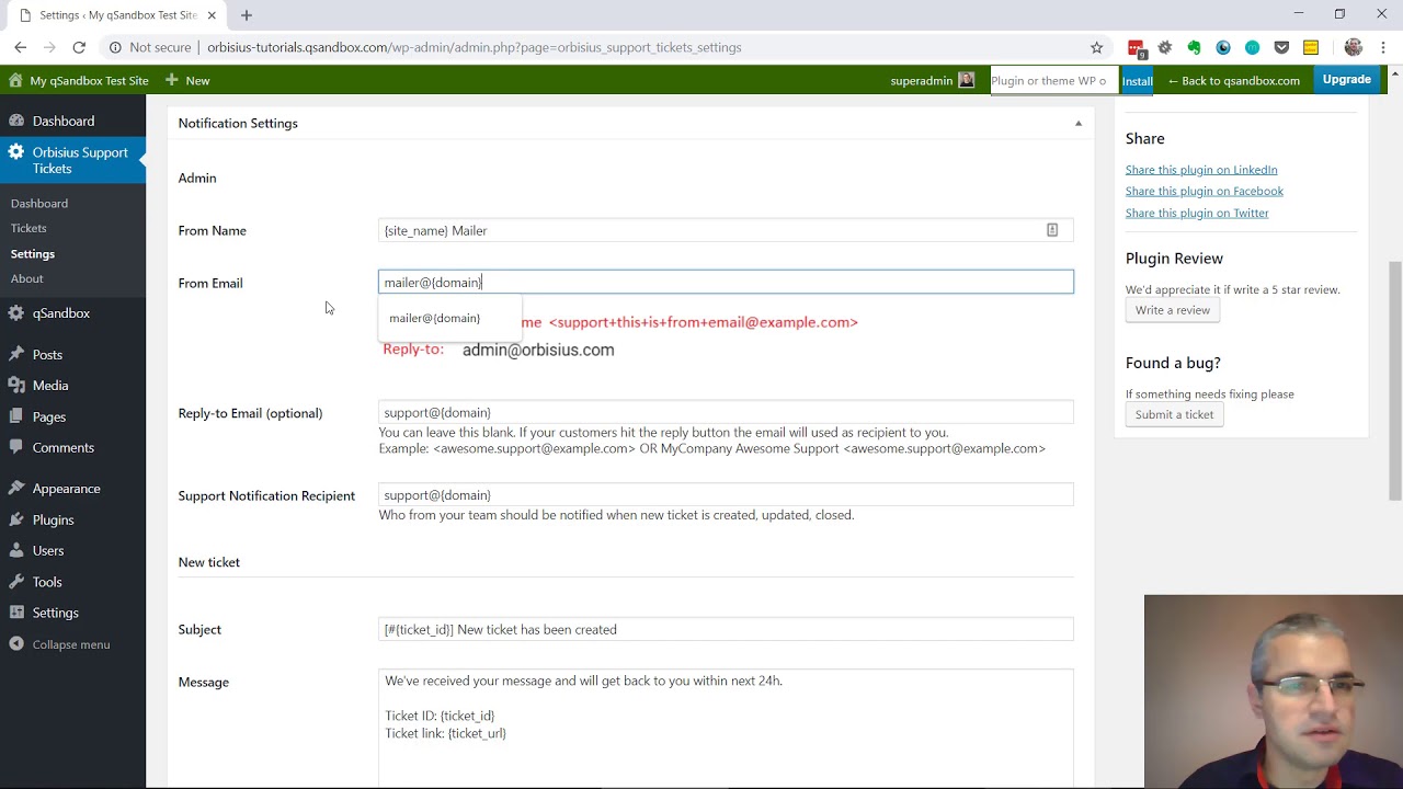 Free Support Ticket Plugin for WordPress – Orbisius Support Tickets Free Support Ticket Plugin for WordPress - Orbisius Support Tickets