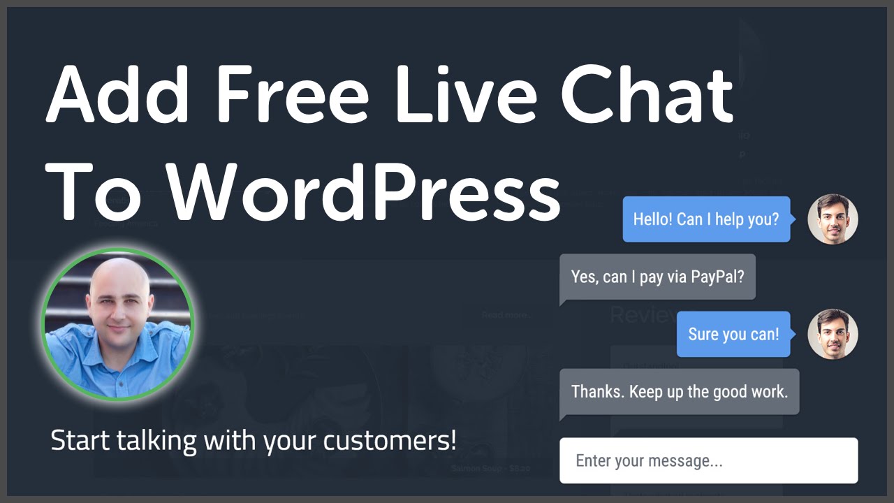 How To Add Live Chat To WordPress - Best FREE live chat service for websites