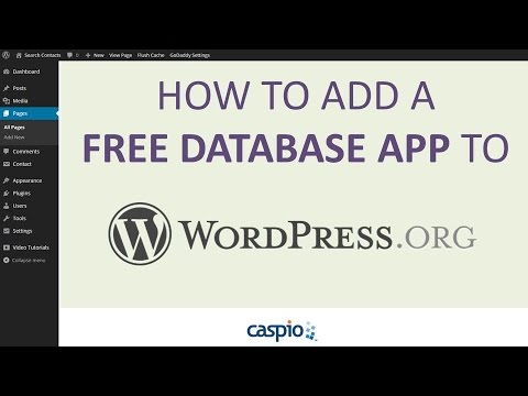 How To Add a Free Database and Web App to a WordPress Website