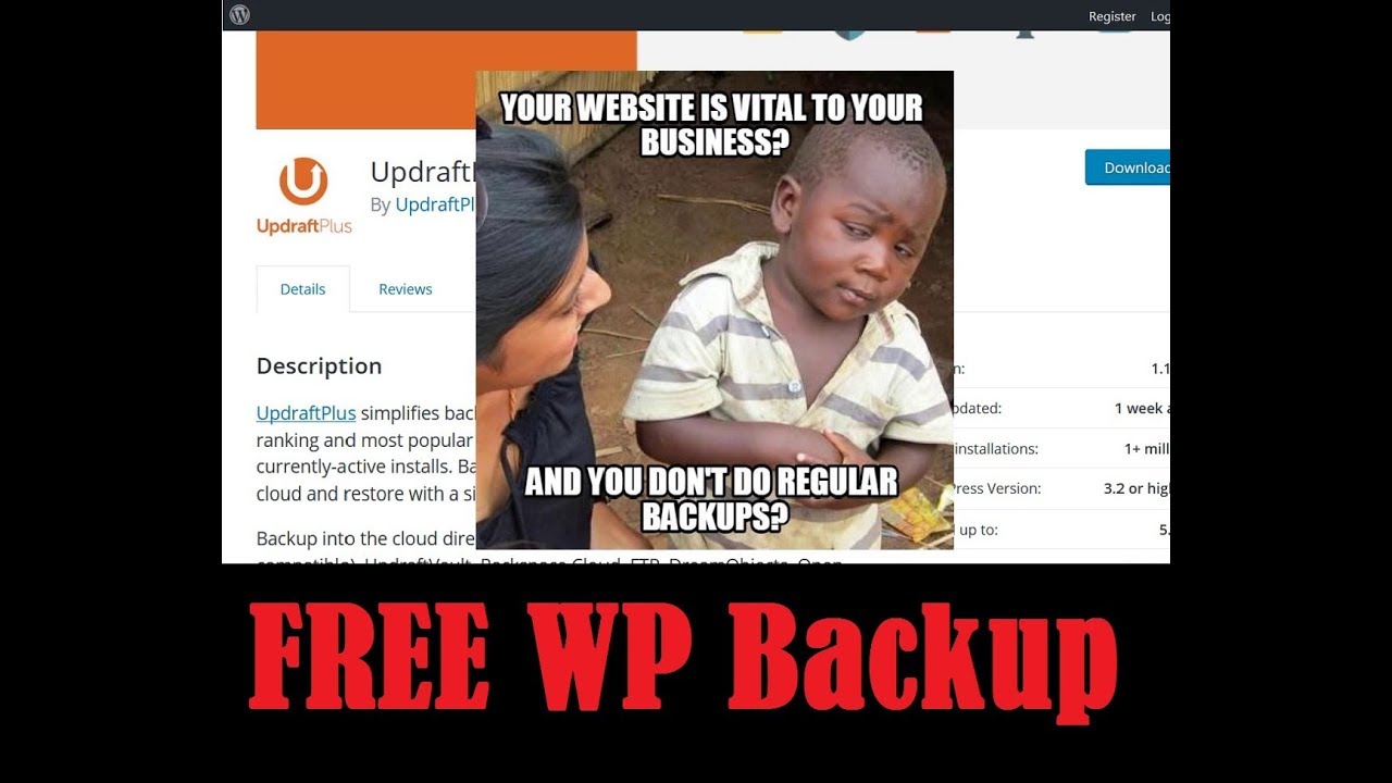 How to Backup Your Wordpress Website - Free WP Plugin Offsite Remote Backup