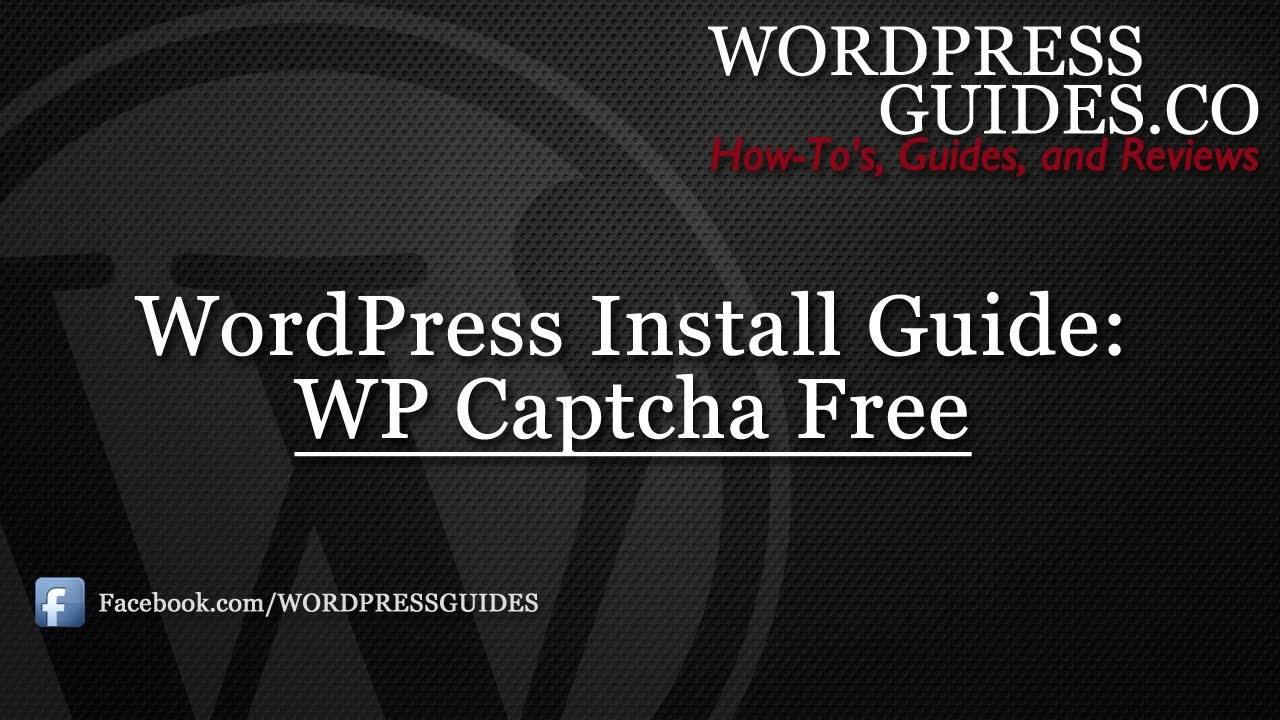 How to Install the WP Captcha-Free WordPress Plugin