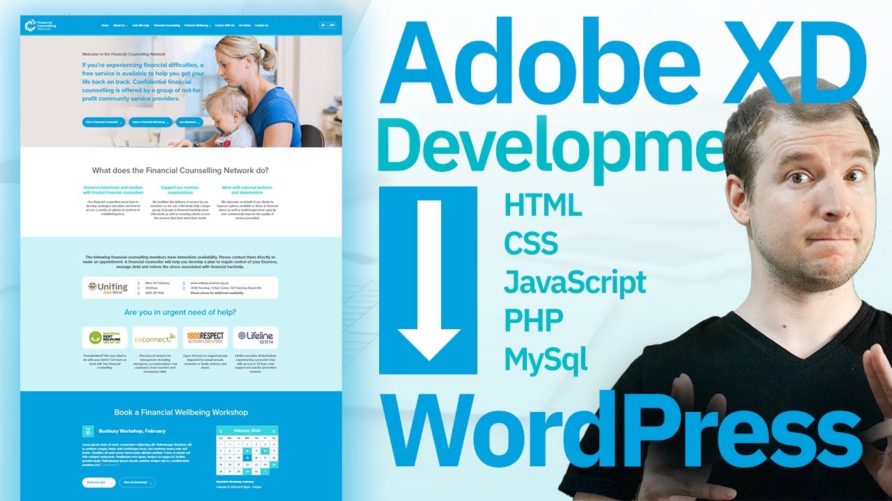 Adobe XD Design to WordPress Development Tutorial