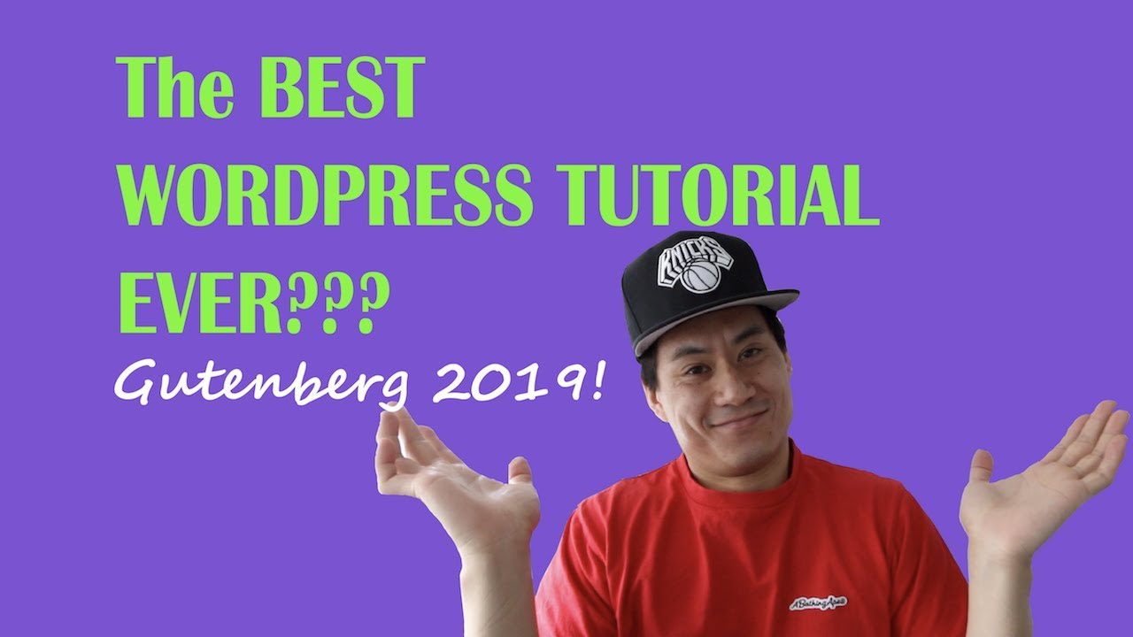 How to Use Wordpress 2019 - Gutenberg Tutorial For Beginners!