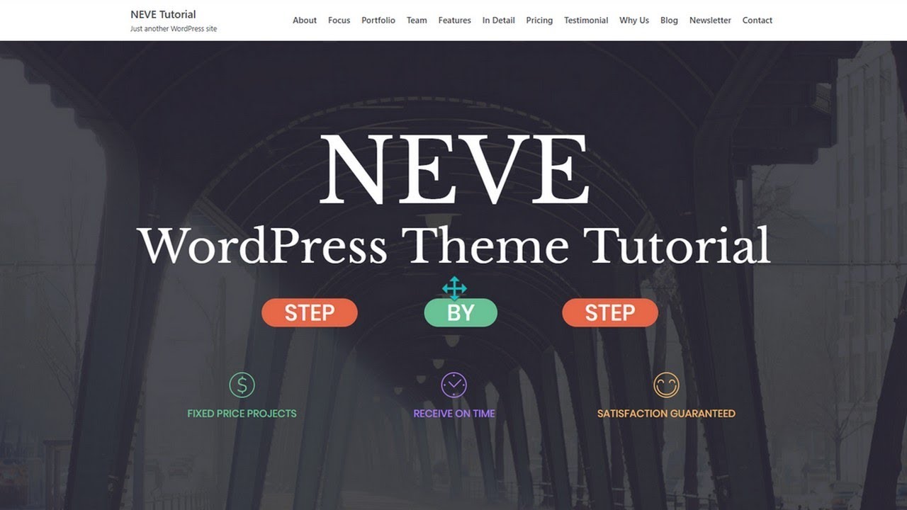 Neve WordPress Theme Tutorial: How To Use Neve Step By Step