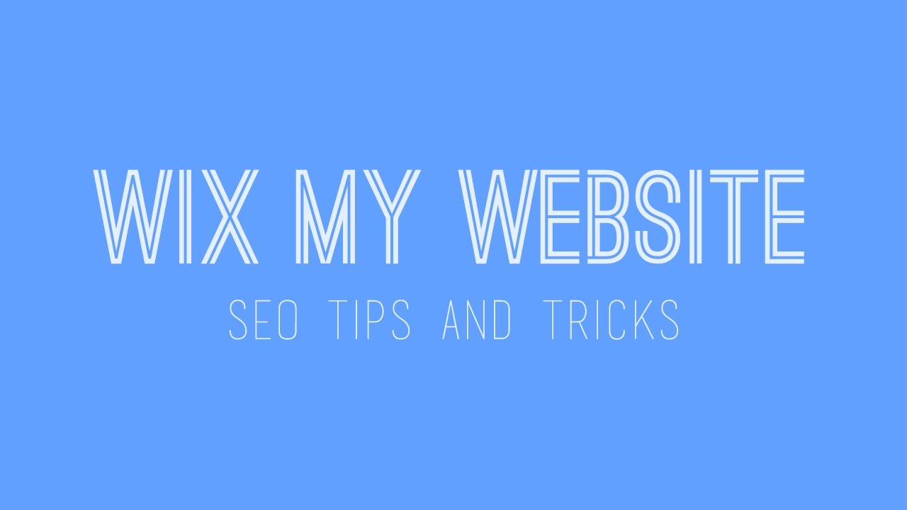 Quick SEO Tips That Will Get Your Website Found Online - Wix Website Tutorial - Wix For Beginners