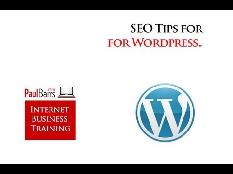 SEO Tips for Wordpress