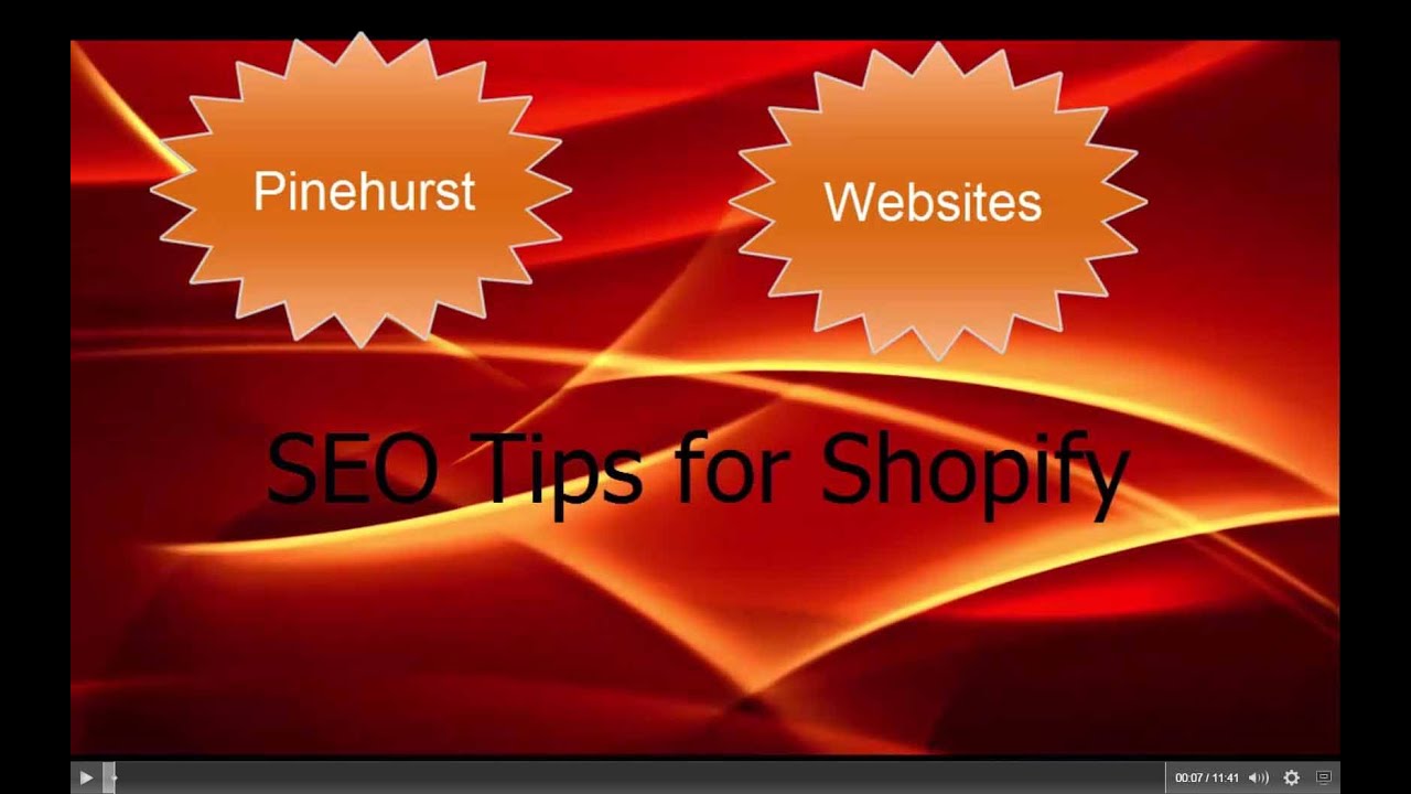 Seo Tips for Shopify