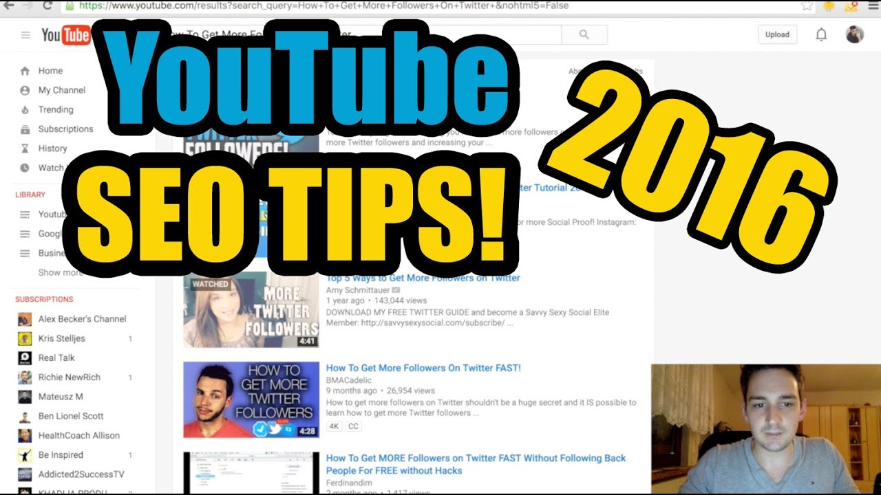 Youtube Seo Tips - How To Track Your Youtube Ranking Using Serpbook