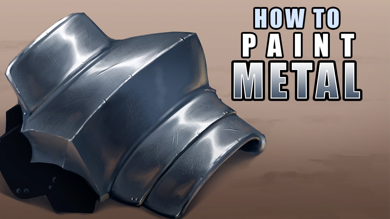 How to paint [METAL] - Digital Photoshop Tutorial