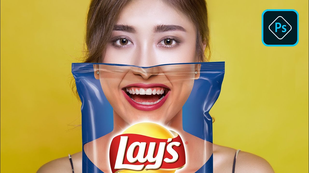 How to Create Lays Chips Portrait Effect - Photoshop Tutorials