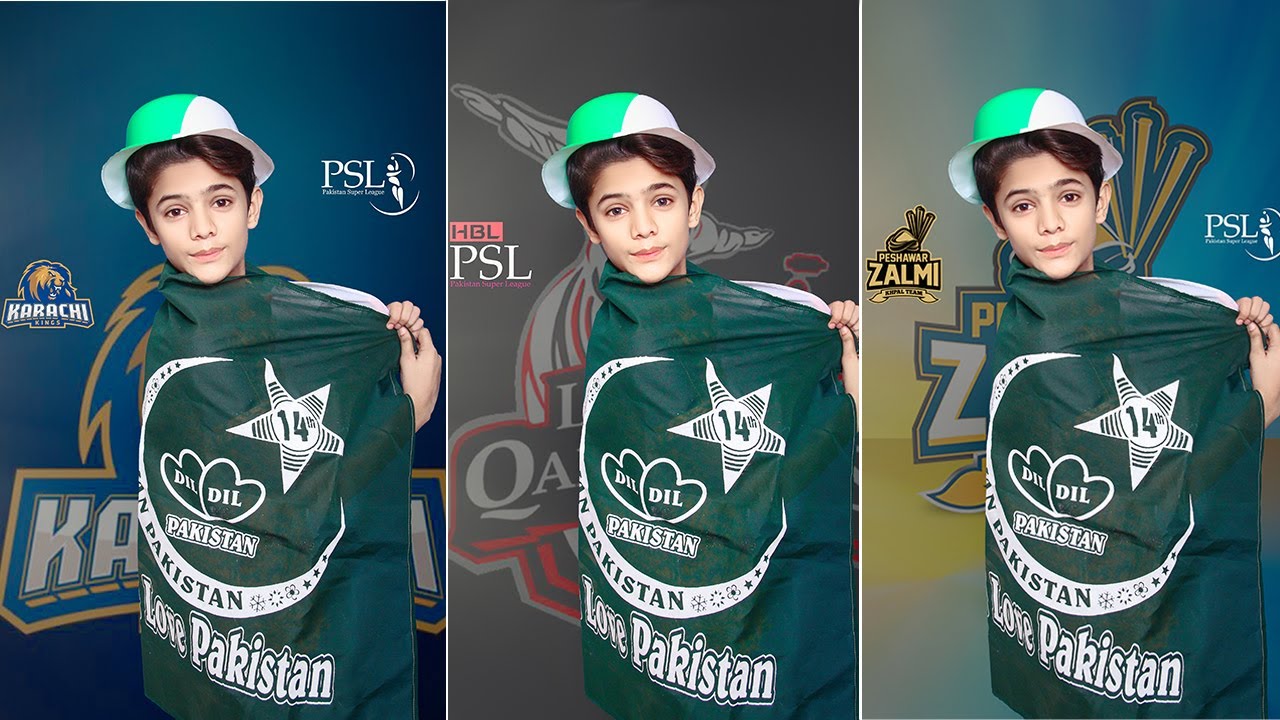 Pakistan Super League All Teams  Photo Editing Tutorial In Photoshop CC