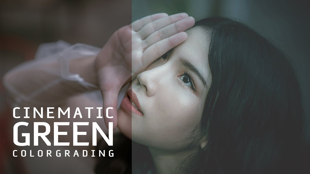 Cinematic Green Color Grading | Photoshop Tutorial