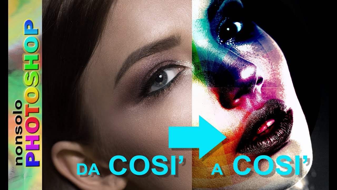 Photoshop tutorial italiano - Da così a così,  photoshop effetto vintage