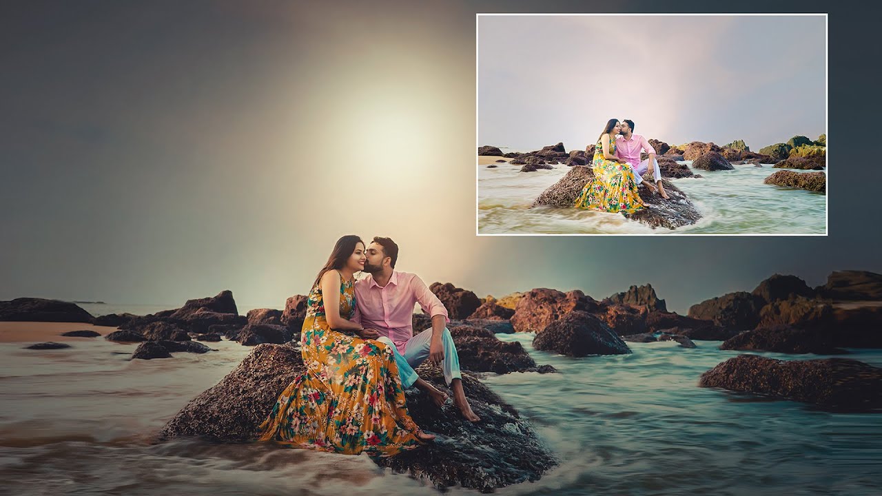 How to Edit Couple Photo - Photoshop Tutorial CC