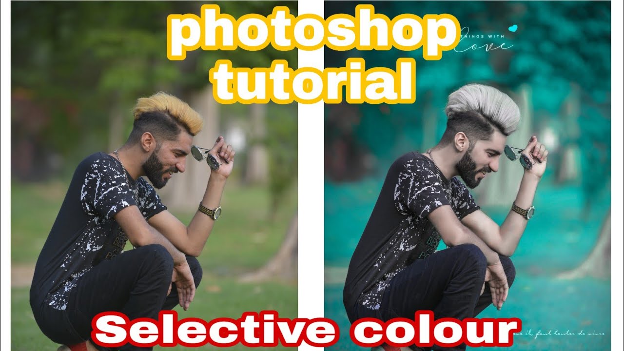 Editing with selective Color tool / Photoshop tutorial . | Dieno