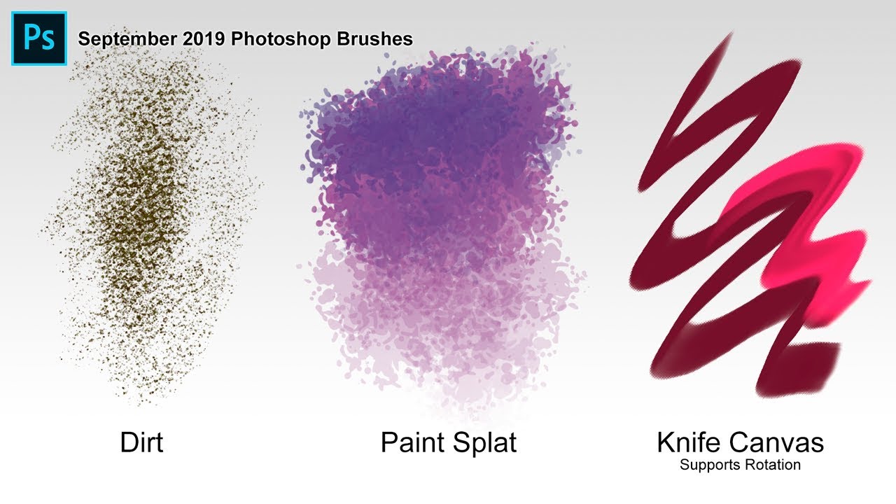 Custom Brushes for Photoshop (Sept 2019)