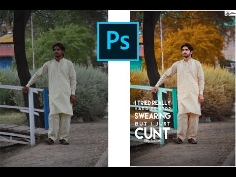 Adobe Photoshop CC Outdoor Stylish Editing Tutorial Like Songs in Urdu Hindi