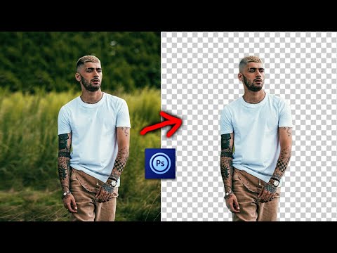 How to remove background in Mobile Adobe Photoshop / background Eraser 2020