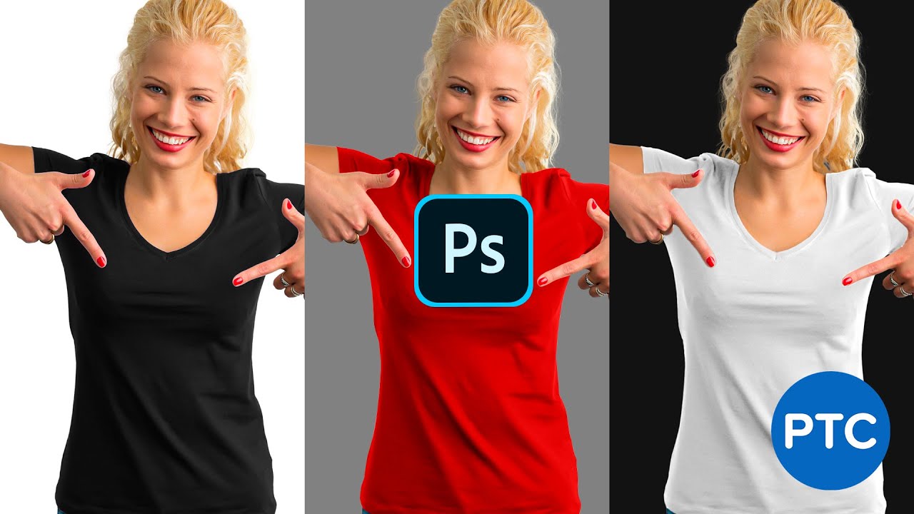 Best Way To Turn BLACK Into ANY COLOR in Photoshop [Including White!]