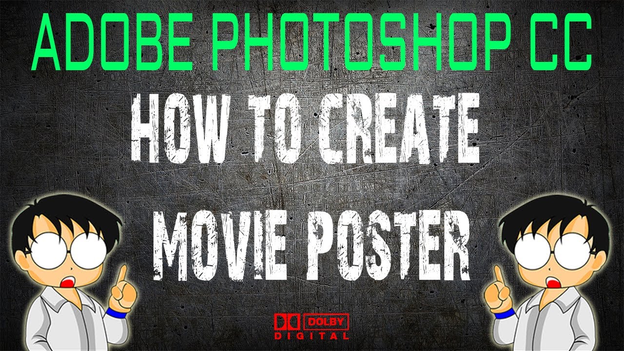 HOW TO CREATE a MOVIE POSTER in Adobe Photoshop 2019