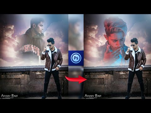 Danish Zehen Photo editing Tutorial in Ps Touch / Adobe Photoshop Manipulation / Ps Touch Editing