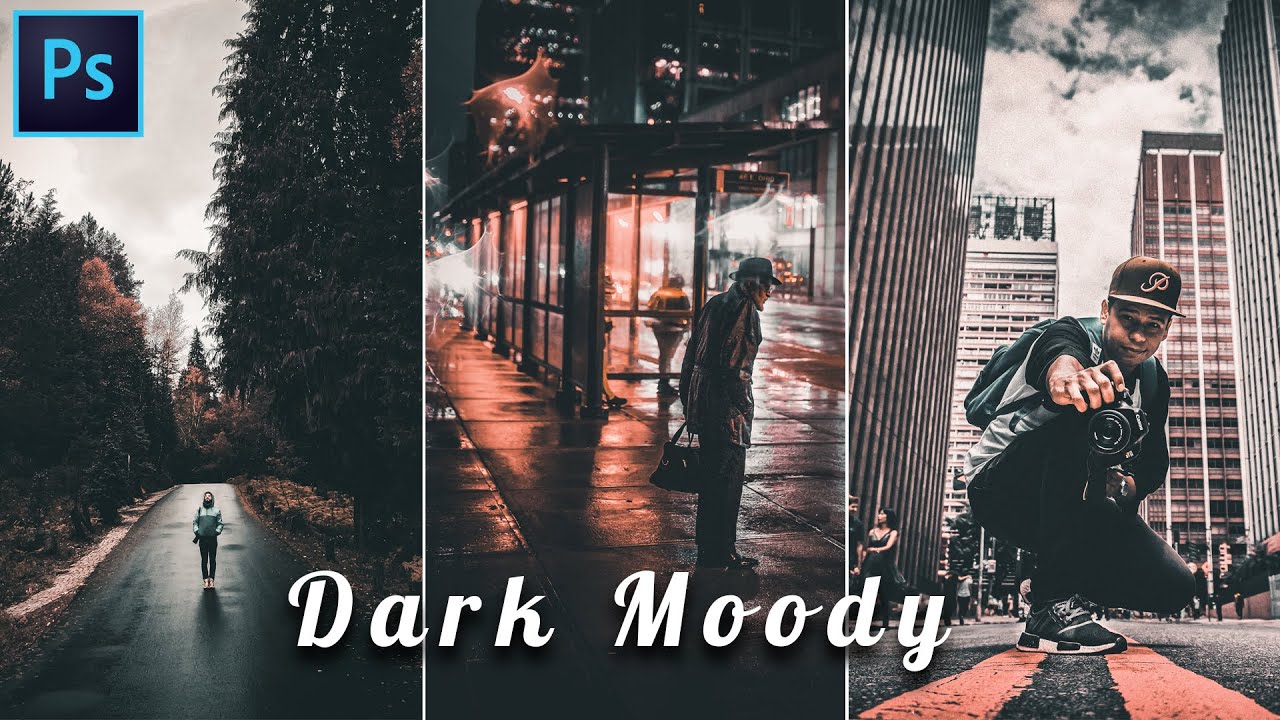 How to Edit Dark and Moody | Photo Effects | Photoshop Tutorial