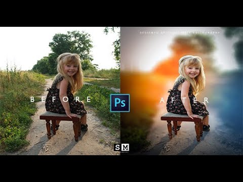 Photoshop Tutorial | How to edit Outdoor Portrait | ( Blur & Color Background )