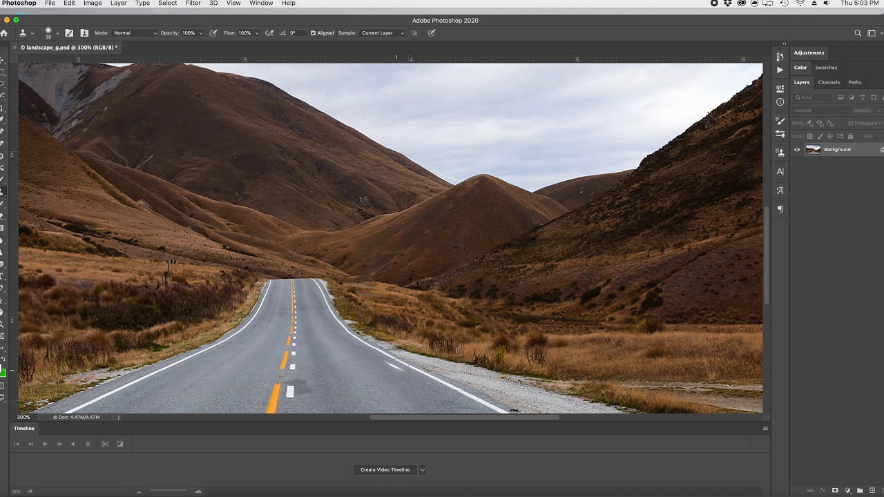 Photoshop Landscape - Tutorial