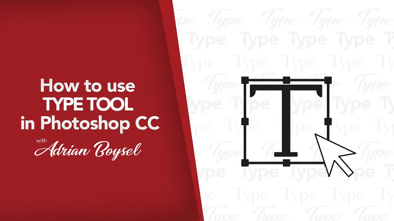How to use the text tool in Adobe Photoshop CC 2019 Tutorial