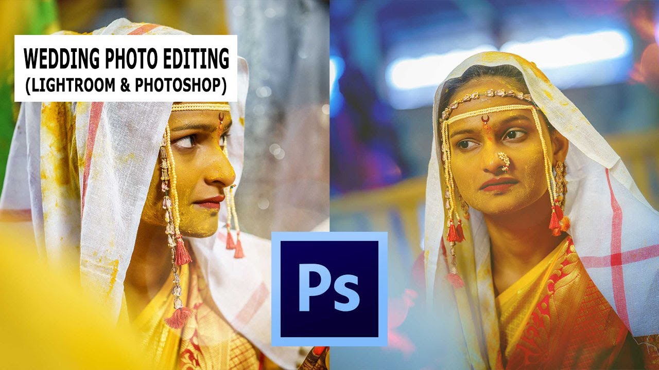 Photoshop Tutorial : Edit Indian Wedding Photos: Camera Raw Presets: Skin Softening
