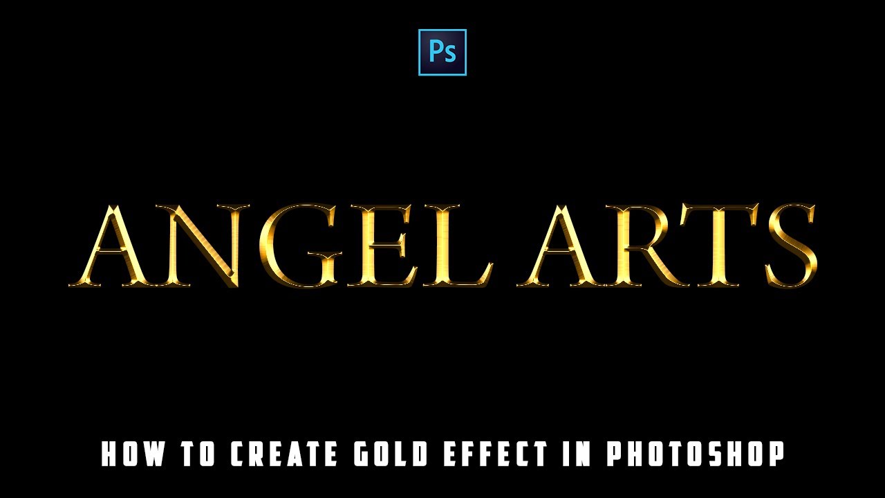 How to create Gold effect in Photoshop | Adobe Photoshop | Tutorial